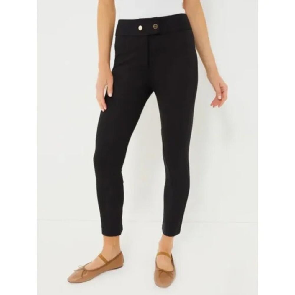 Tuckernuck Black Ponte Birdwell Riding Pants Equestrian Boho SZ M NWT